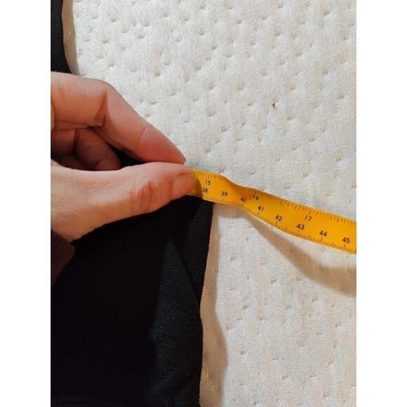 NORDSTROM CYNTHIA STEFFE SLEEVELESS BLACK FAUX LEATHER DRESS CUTOUT BACK SIZE 2 - Picture 4 of 6